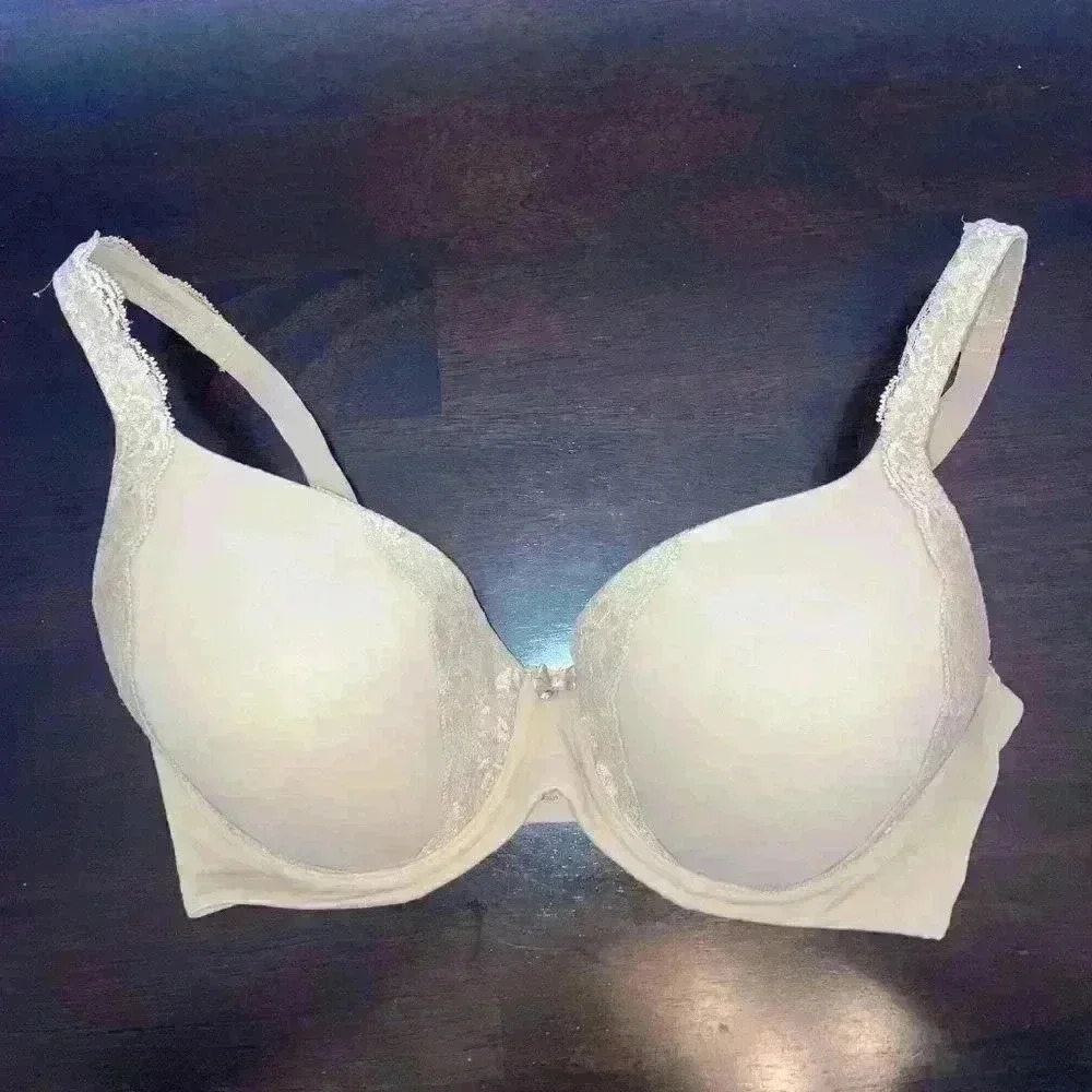 Soma Embraceable Full Coverage Lace Trim Bra Size 34DD - Picture 2 of 9